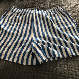 Blue & white J.Crew shorts